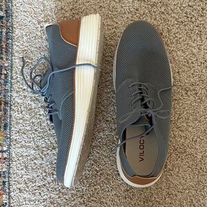 Men's Gray and Brown Sneakers